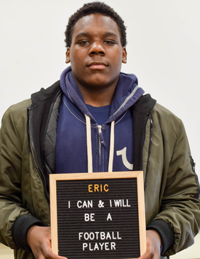 Together We're Giants student participant Eric