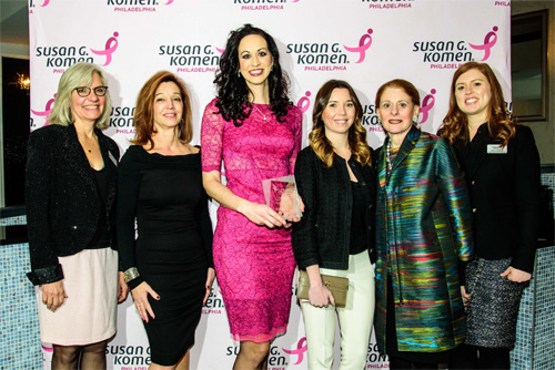 Drexel University Center for Breast Health and Wellness received a screening, diagnostic and treatment grant from the Komen Philadelphia Community Grants Program.