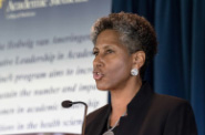 Alicia Monroe speaking at the 2017 ELAM Leader's Forum.