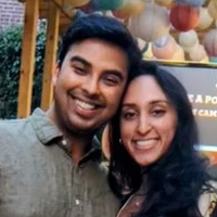 Om Kothari and Pooja Menon, MD Program Class of 2023