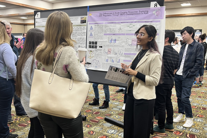 Drexel Pharmacology and Physiology students at the 2024 Winter Conference on Brain Research.