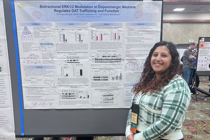 Drexel Pharmacology and Physiology students at the 2024 Winter Conference on Brain Research.