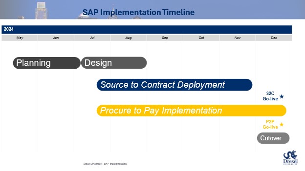 SAP Implementation Timeline