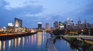 Philadelphia Schuylkill River at Night 